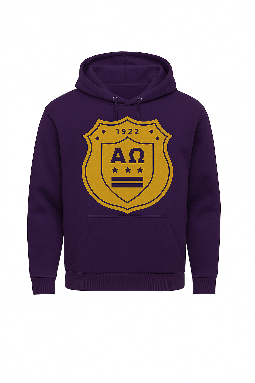 Alpha Omega Chapter Hoodie - Royal Purple